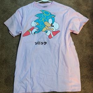 Pink Sonic Tee Shirt